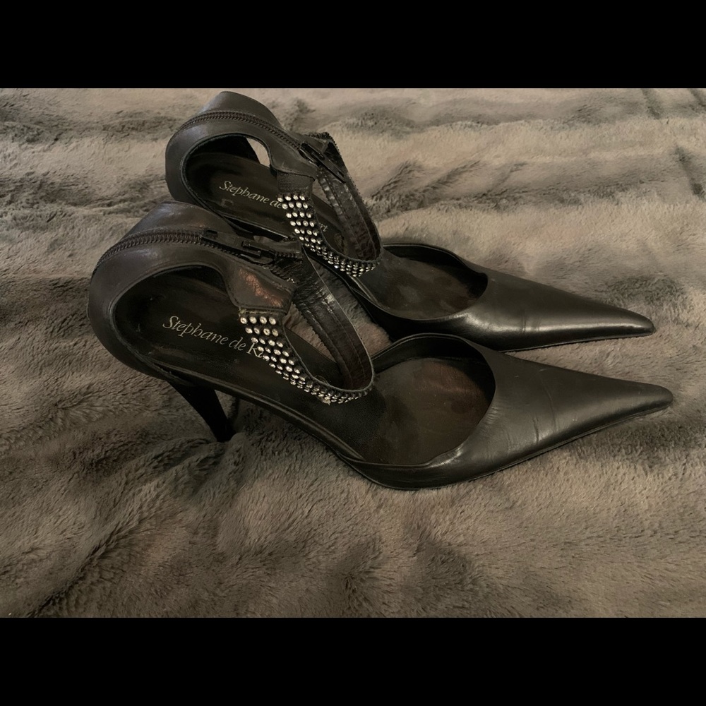 Stephane de Raucourt Crystal Heels - size 38.